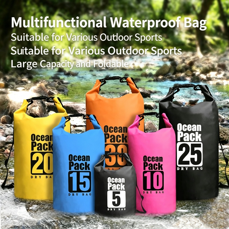 Fishing Kayak Storage Bag - 수영 방수 드라이백 5L/10L/20L/30L 카약, 수영,