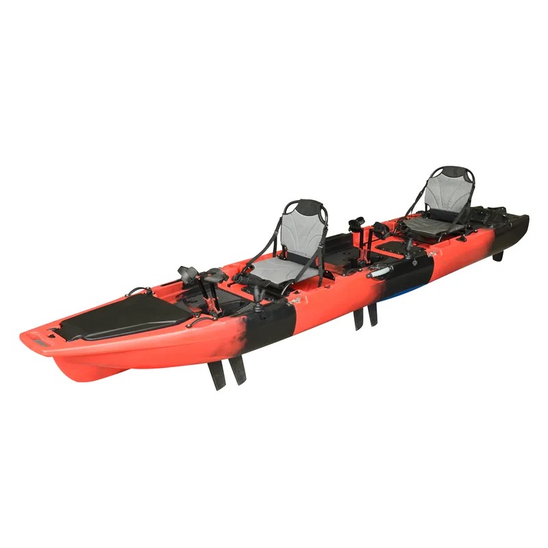 핫세일 14피트 2인승 더블 페달 시트온탑 카약 모듈형 - Fishing Kayak Sit On Top 리뷰 및 가격