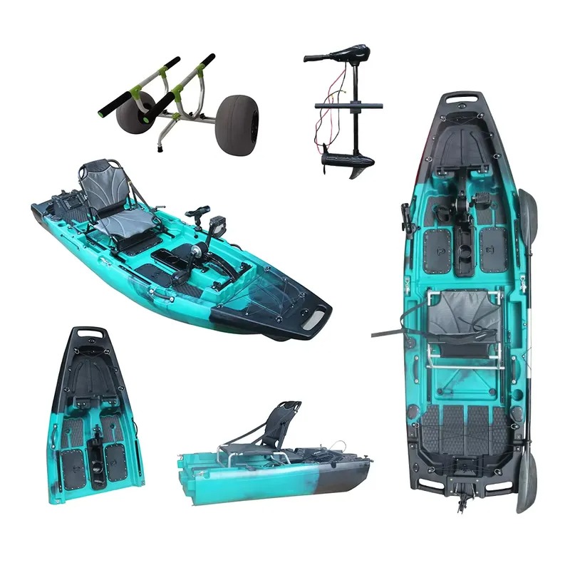 인기 있는 1인용 HDPE/PE 시트온탑 모터식 해양  - Fishing Kayak Sit On Top 리뷰 및 가격